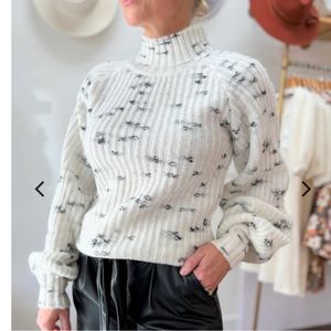 Minkpink mock neck sweater